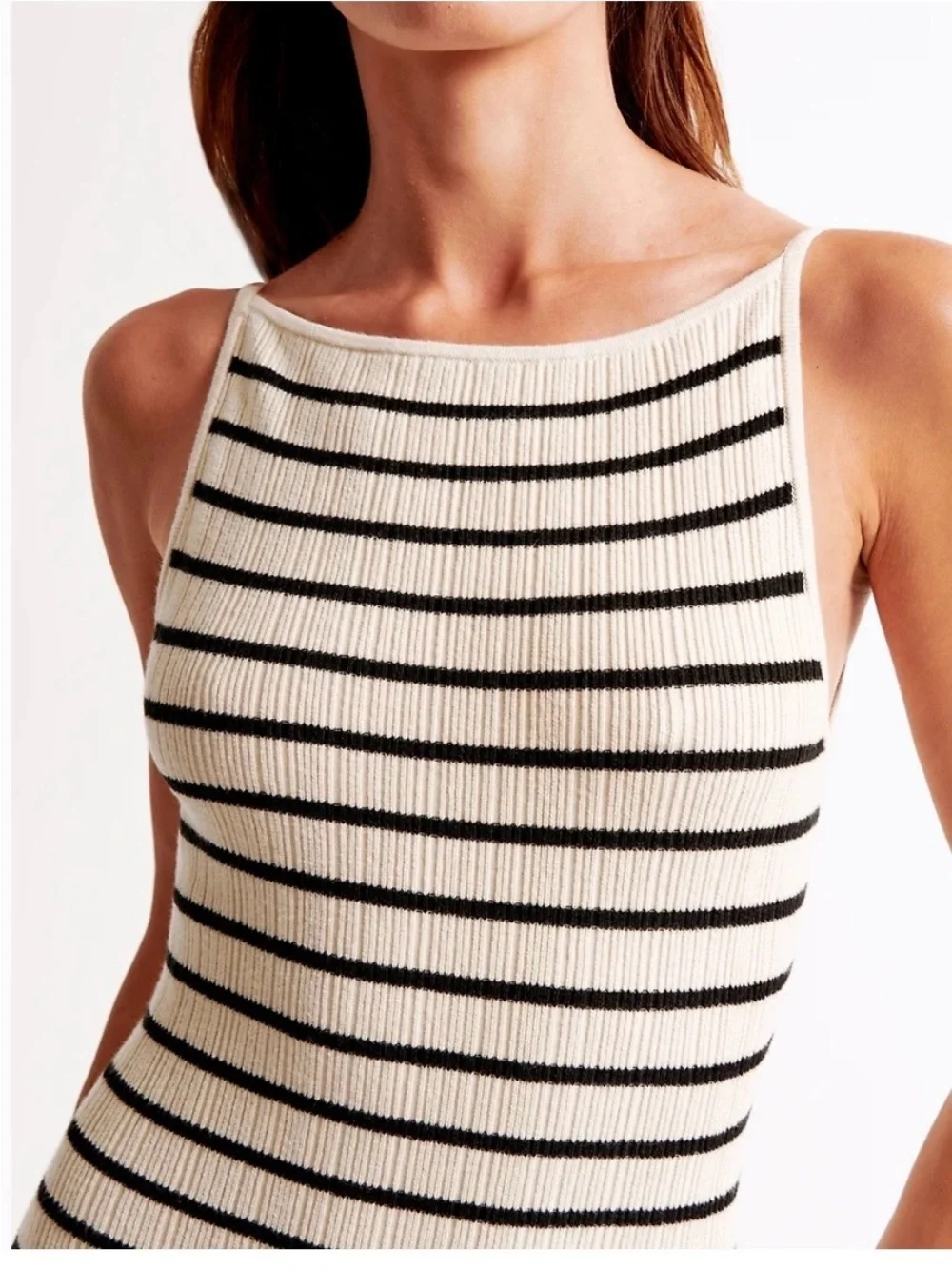 Abercrombie & Fitch High-Neck Midi Sweater Dress ( XL T)